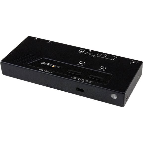 StarTech.com Switch Matrice HDMI 2x2 avec Commutation Automatique et Prioritaire - 1080p