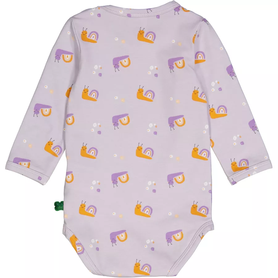Fred's World Langarmbody LavenderlavenderTangerine