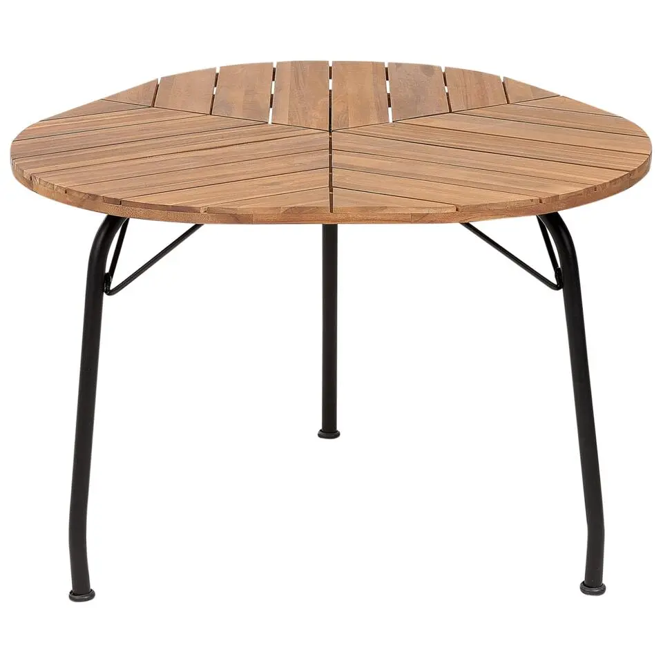 VARENNA - Tuintafel - Lichtbruin - 110 cm - Acaciahout