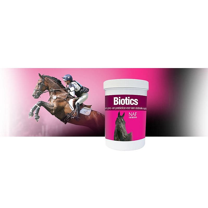 NAF Biotics – Voor een gezonde darmflora en spijsvertering bij paarden