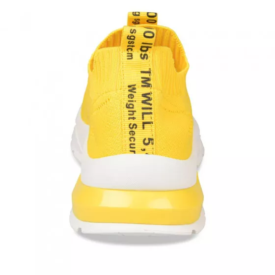 Baskets JAUNE ACTIVE FASHION