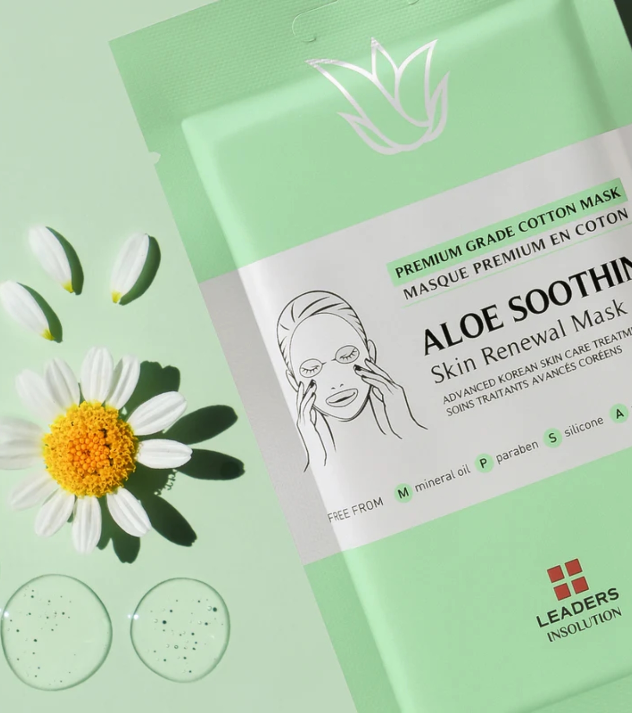 Leaders Insolution - Máscara Facial Calmante Aloe Sooting