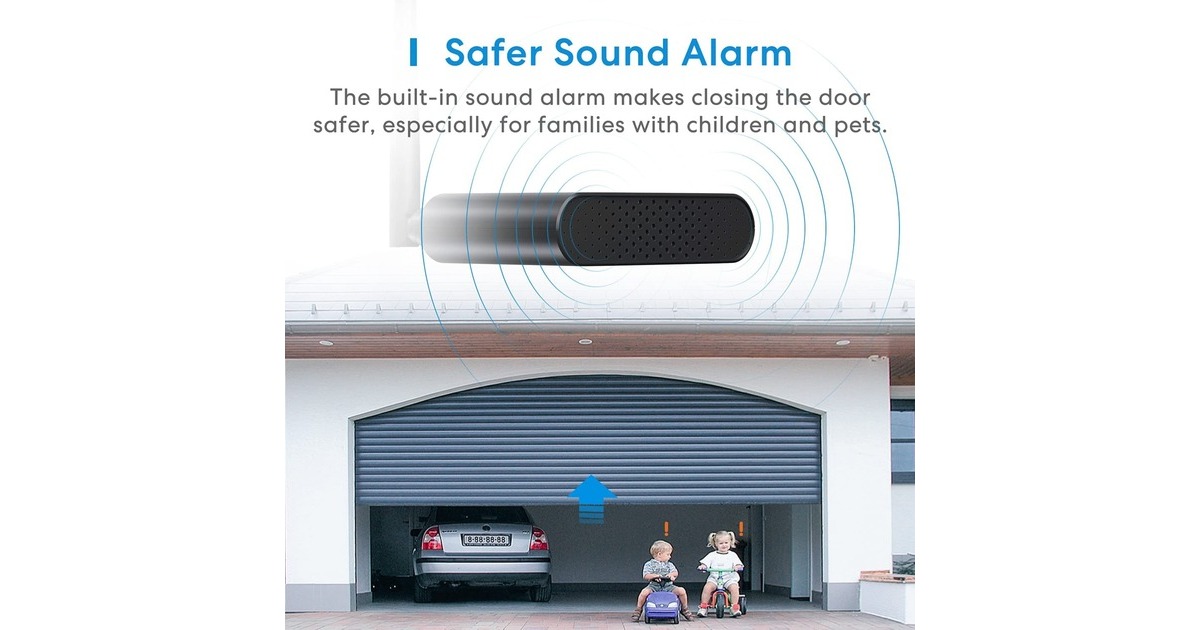 MEROSSMSG200 Smart Garage Door Opener bedieningspaneel  (Zwart, Wi-Fi)