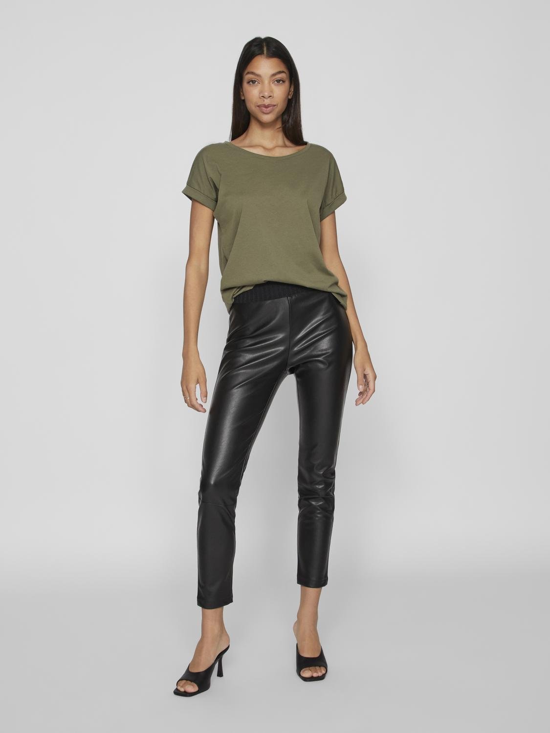 Vila  Vidreamers New Pure t-shirt - Dusty Olive