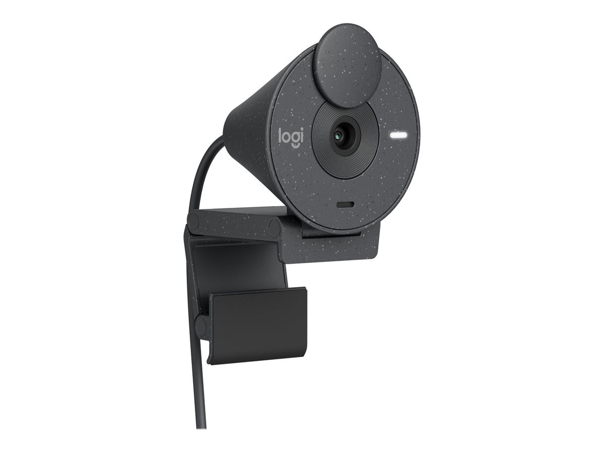 Logitech - Brio 300 Full HD webcam, Graphite