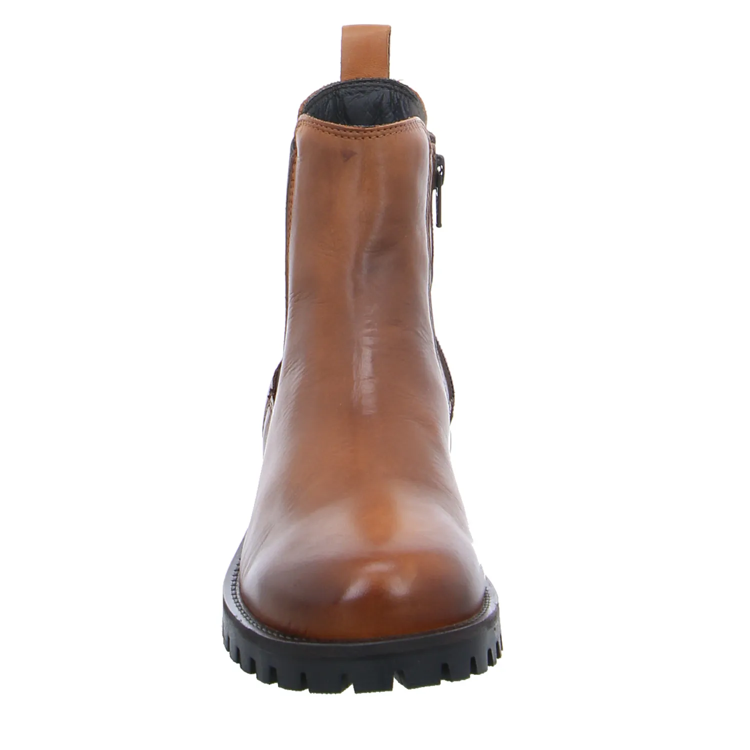 SCHUHENGEL Boot Cognac Leder