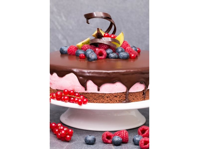 Städter Springform mit Flachboden Silber, 20 cm Backform für Kuchen