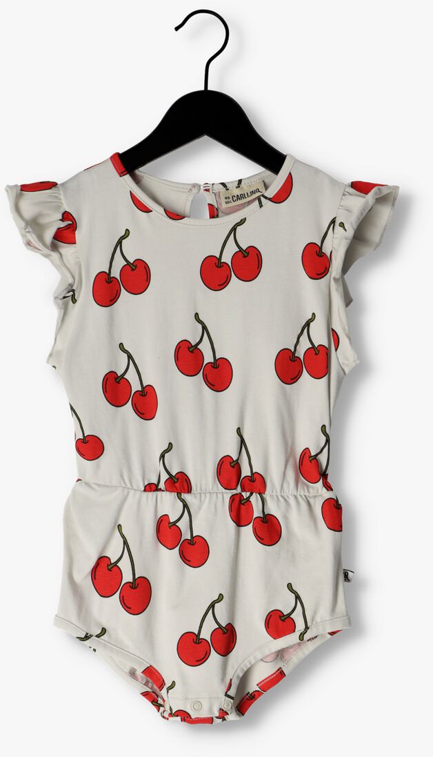 CARLIJNQ witte carlijnq jumpsuit cherry - playsuit