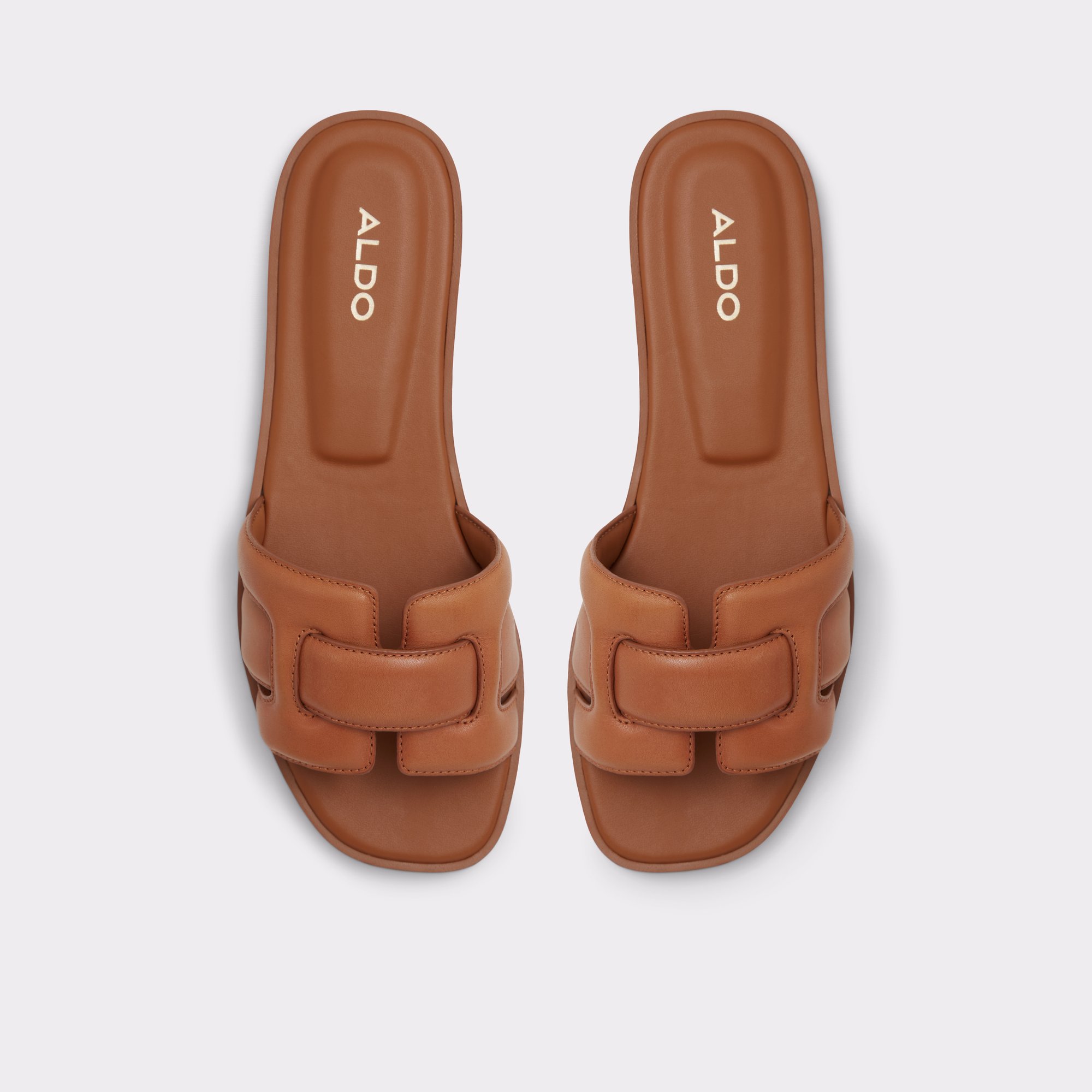 Elenaa Medium Brown Women Flat Sandals