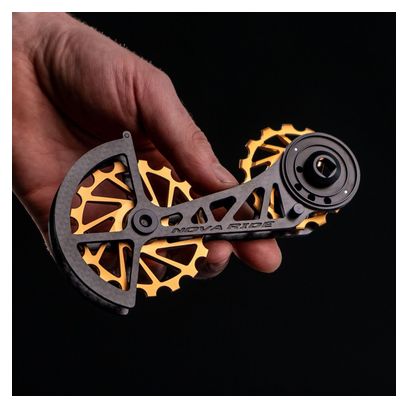 Chape de Dérailleur Nova Ride SRAM AXS RED / FORCE 12 vitesses Or