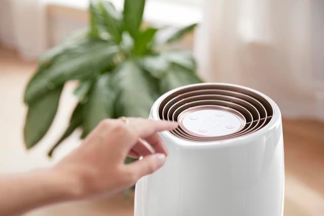 Philips luftfugter i 2000-serien HU2716/10 (hvid og rosaguld)