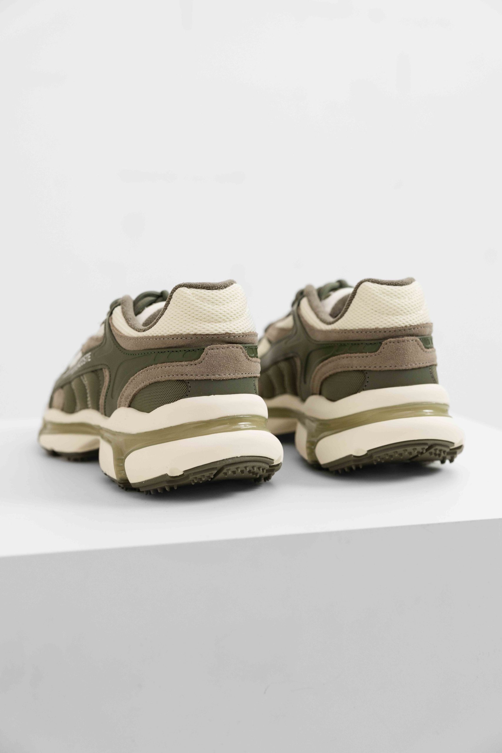 Lacoste L003 2K24 Sneakers Heren Beige/Groen