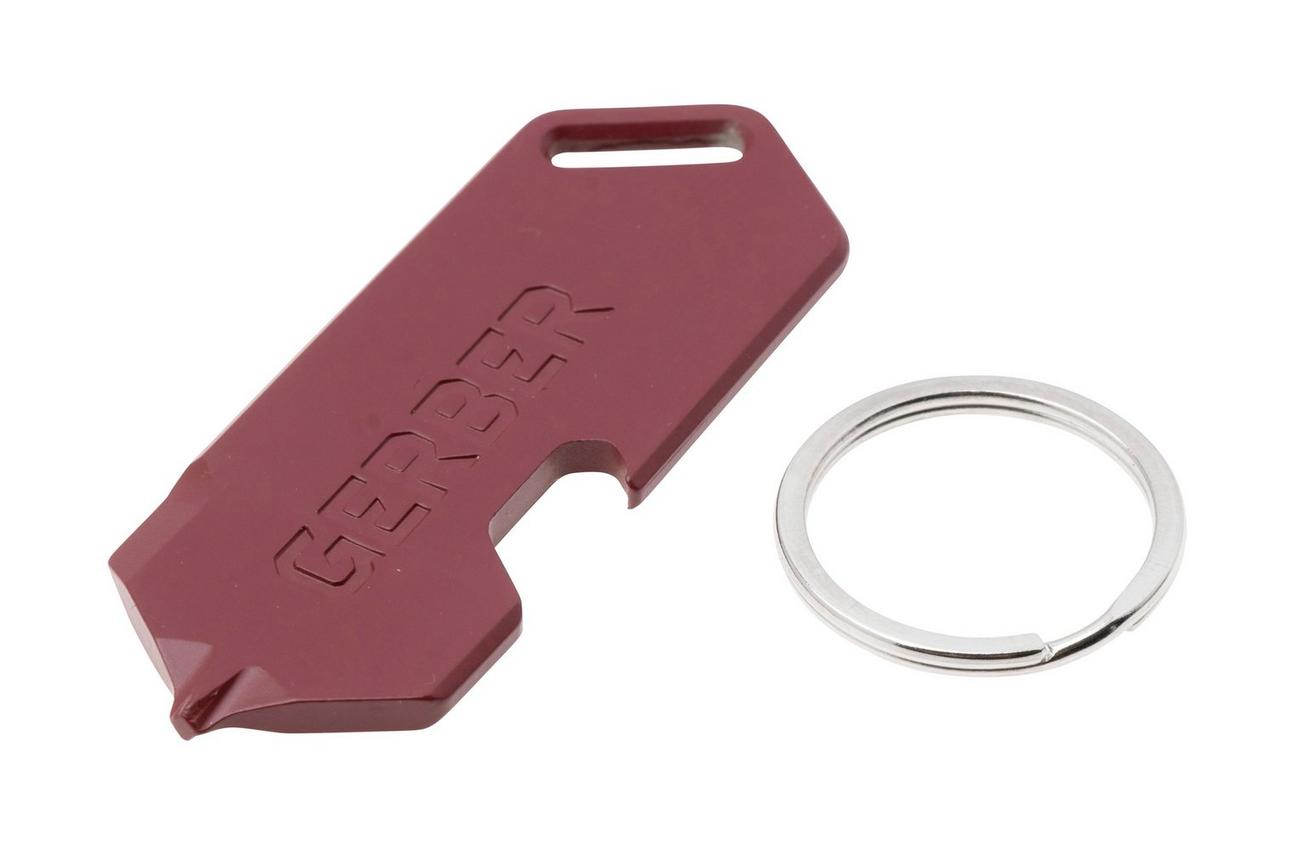 Gerber Shard DT 1074007 Drab Red Triangle, sleutelhangertool