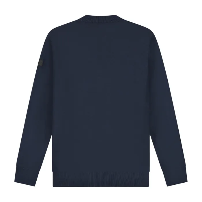 Malelions Knitted Crewneck Sweater Heren