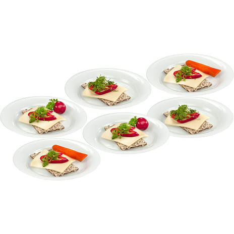Tallerken plast 6-pak