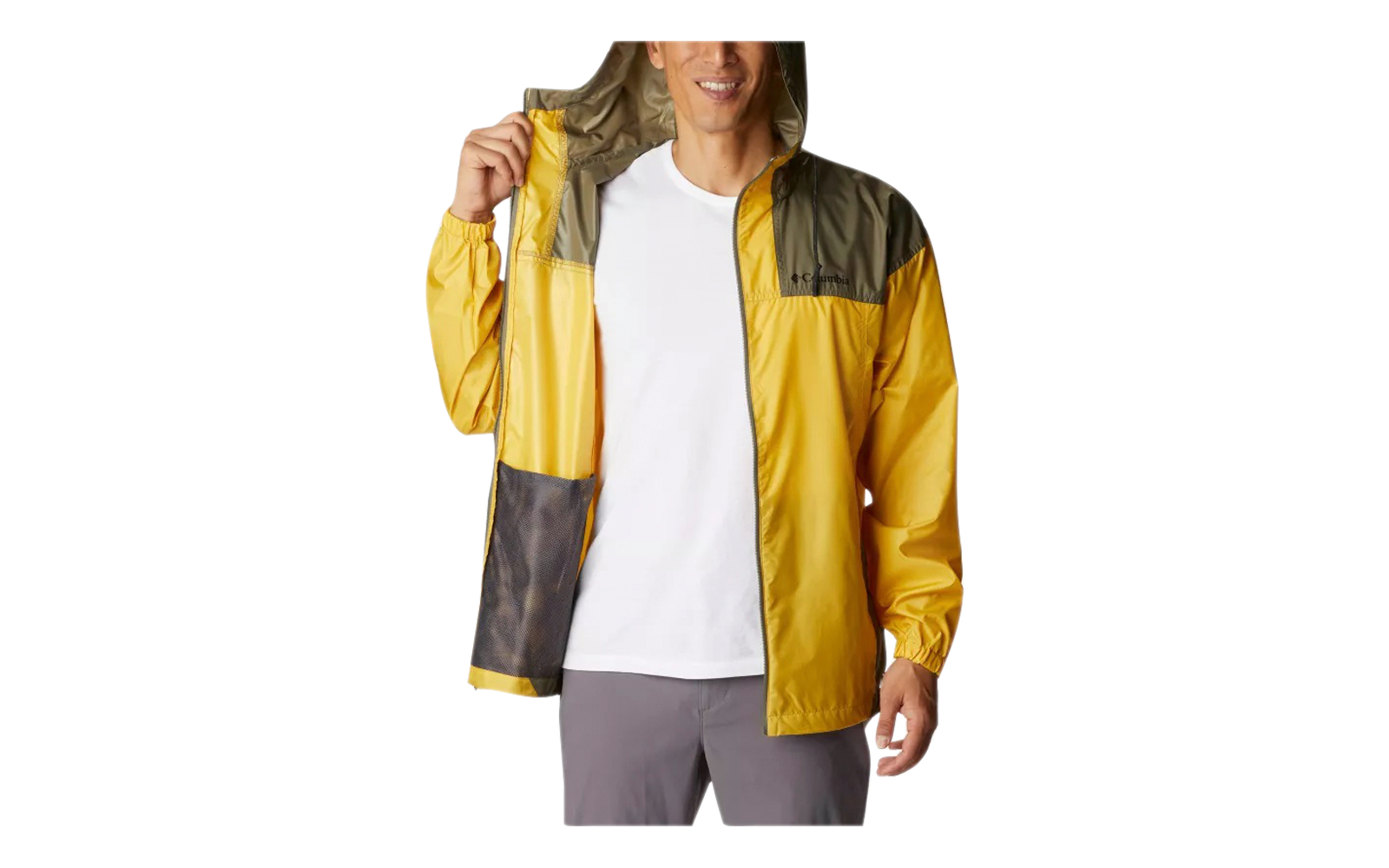 Columbia Flash Challenger Windbreaker Herren Jacke golden