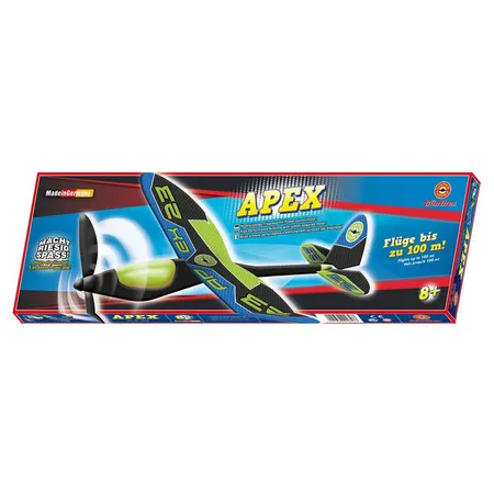 Günther Hochleistungsflugzeug Apex, Flugzeug mit Power-Gummimotor