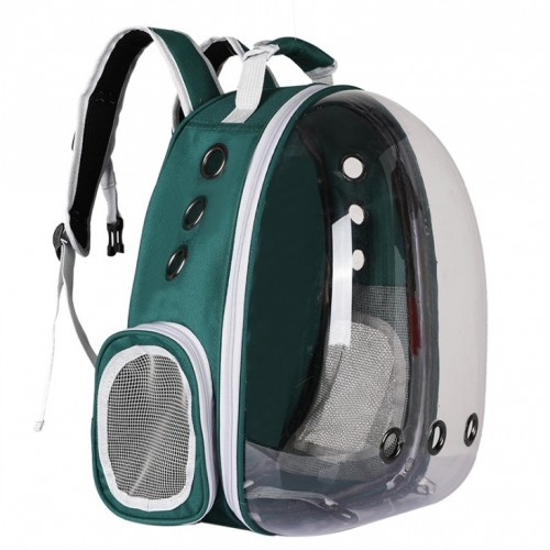 Mochila verde para transporte
