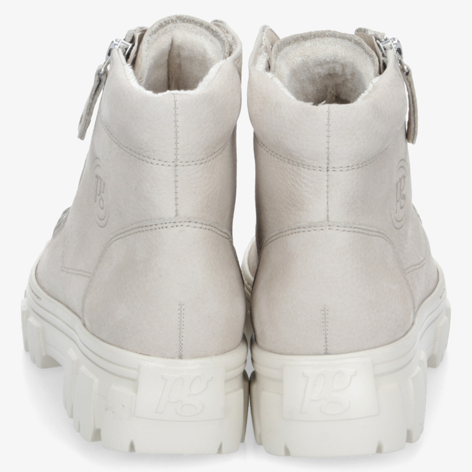 paul green Damen Schnürstiefeletten beige