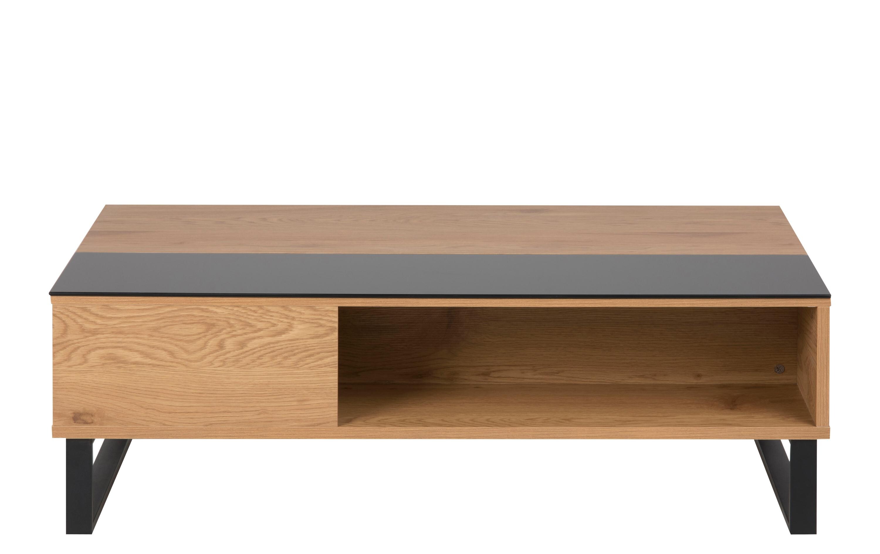 Couchtisch Azalea Nature/Schwarz<br>Wohnzimmertisch