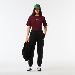 T-shirt en jersey de coton imprimé Lacoste T-Shirts - Rouge - Lacoste - Femme