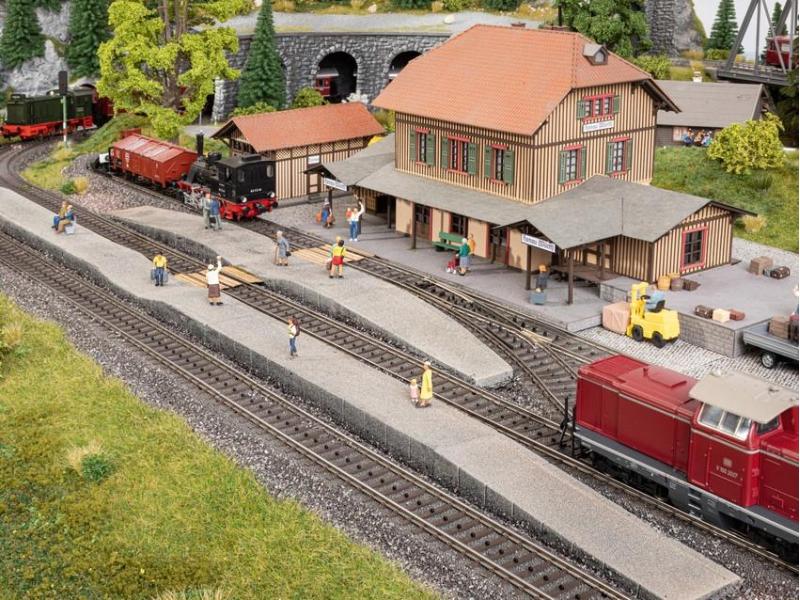 NOCH Bahnsteig Epoche III-IV Eisenbahnzubehör
