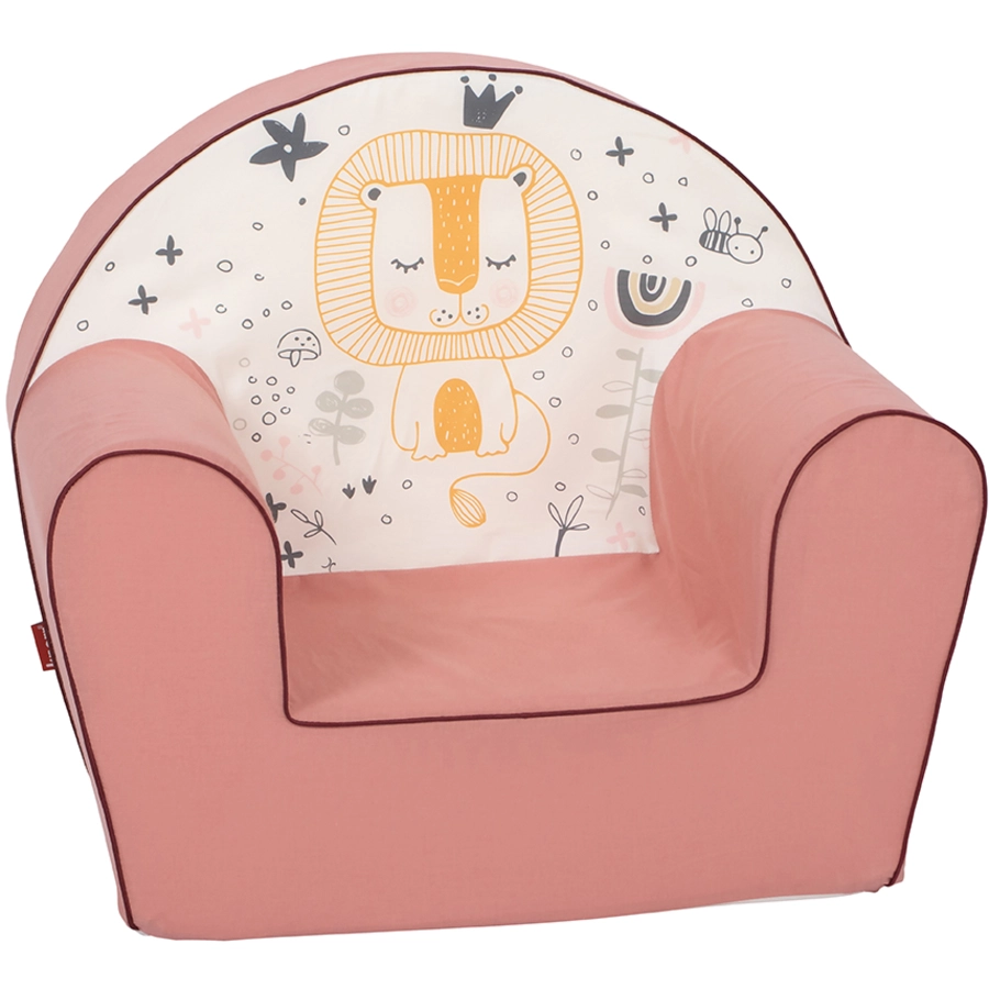 knorr toys® Kindersessel - Löwe Leo rose