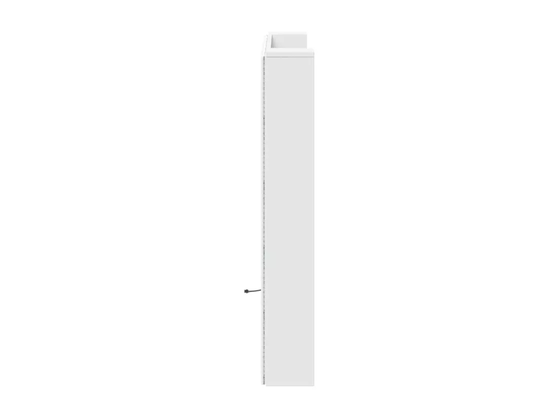 Armoire tête de lit avec LED blanc 120x16,5x103,5