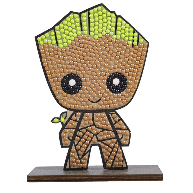 Marvel Guardians of the Galaxy - Crystal Art Buddies - Steckfigur Groot