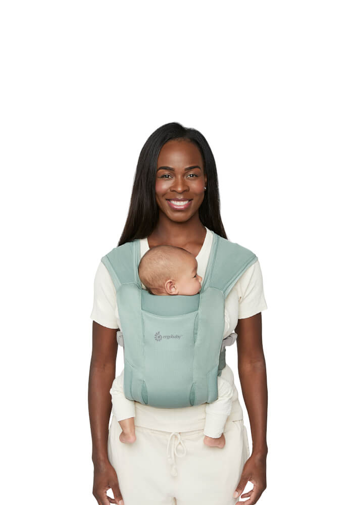 Embrace Neugeborenentrage - Soft Air Mesh - Sage