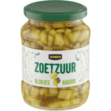 Jumbo Zoetzuur Blokjes Augurk 330 g