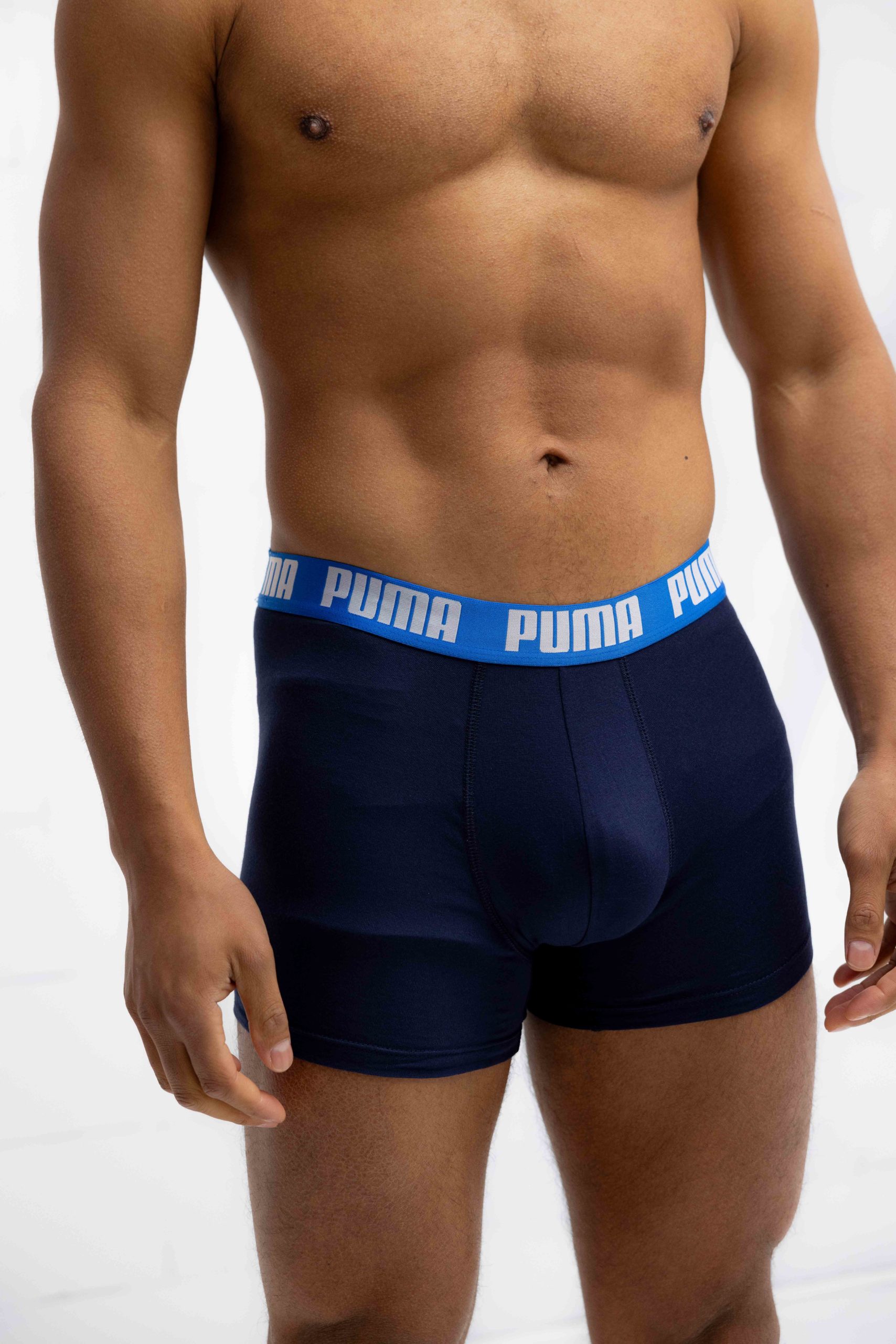 Puma Everyday Basic Boxershort Heren 6-Pack Blauw/Donkerblauw