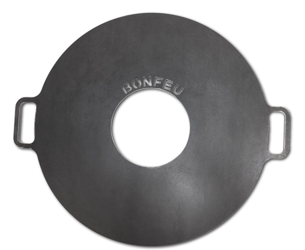 Bonfeu BonVes 45 - Bakplaat - Rond - Zwart - Staal - 55 cm