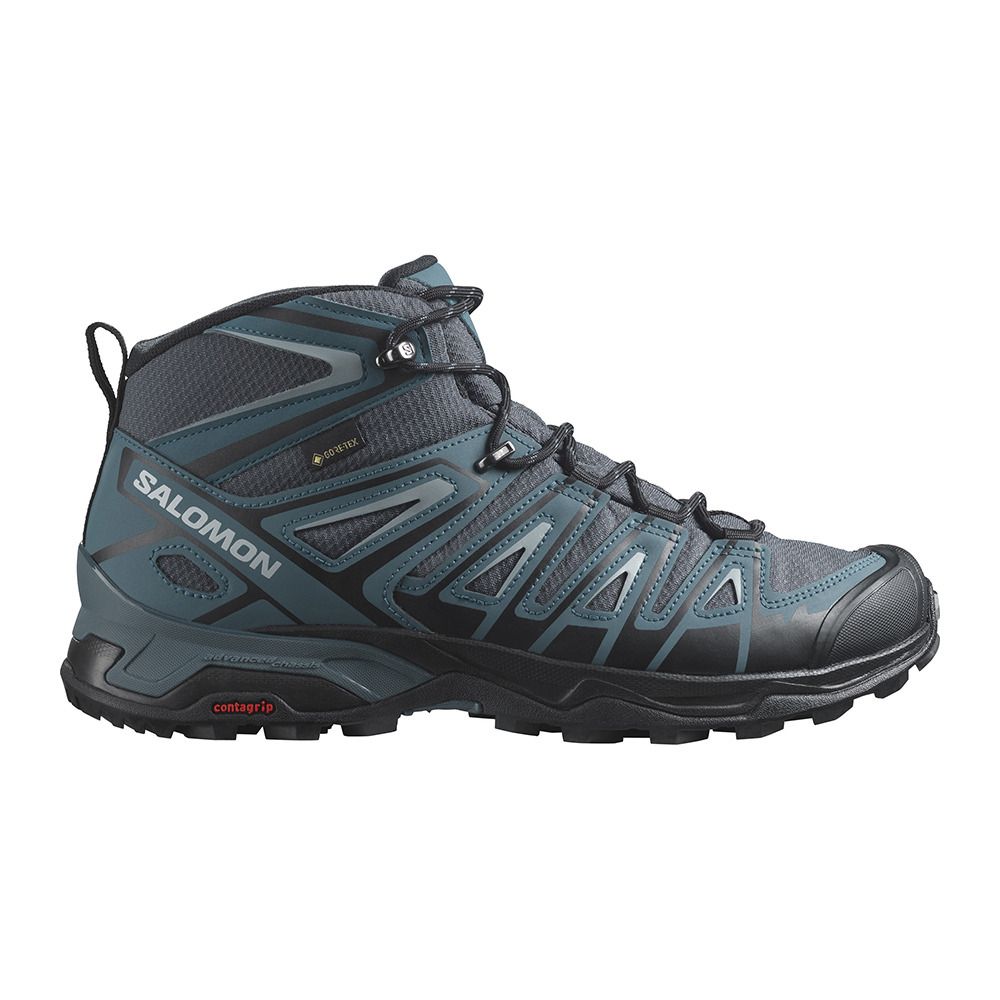 Salomon X ULTRA PIONEER MID GTX - Chaussures randonné Homme ebony/stargazer/quarry