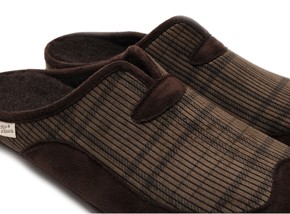 La maison de l espadrille chaussons homme 6719 6 marron
