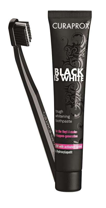 Curaprox Tandpasta Black Is White + Tandenborstel 90ml
