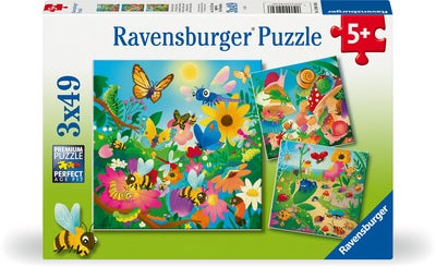 Ravensburger Puslespill Småkryp 3x49 Brikker
