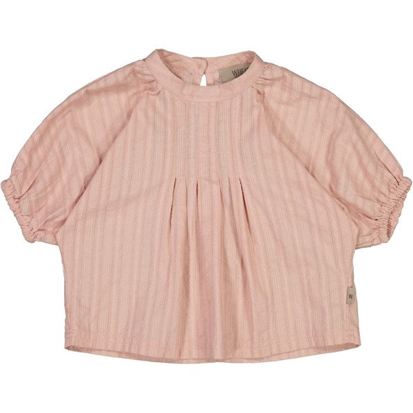 Apple Butter Stripe Rib Bluse - Wheat → Luksusbaby.dk