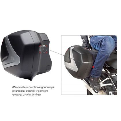 Valise Givi V37N Universel - Noir