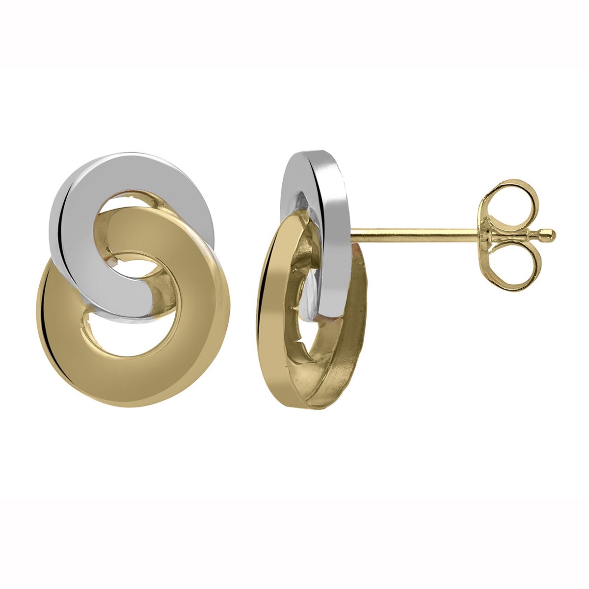 Boucles d'oreilles Brillaxis 2 ors en 9 carats