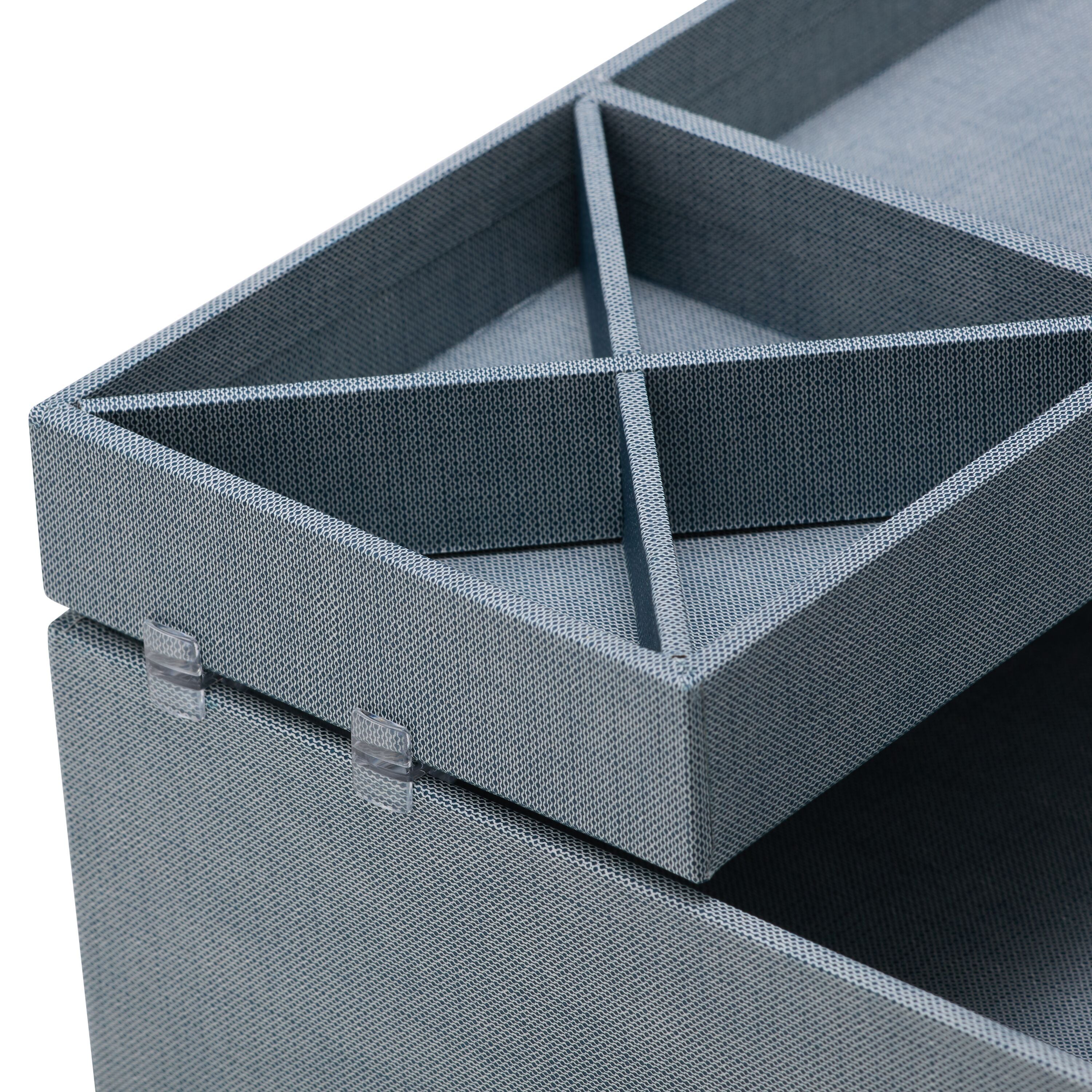 RE-STORE Büroablage - Blau / B: 33.0 cm x T: 11.0 cm x H: 3.5 cm