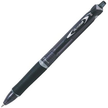 Stylo bille Pilot Acroball Begreen rétractable pointe moyenne - écriture moyenne