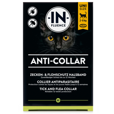 In-Fluence Zecken-, Flohhalsband Katze 35cm