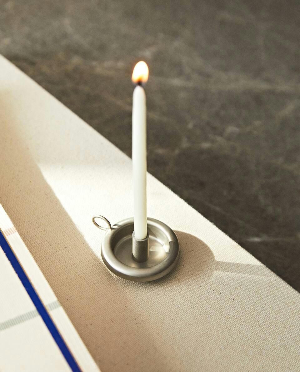 PORTA-VELAS DOURADO