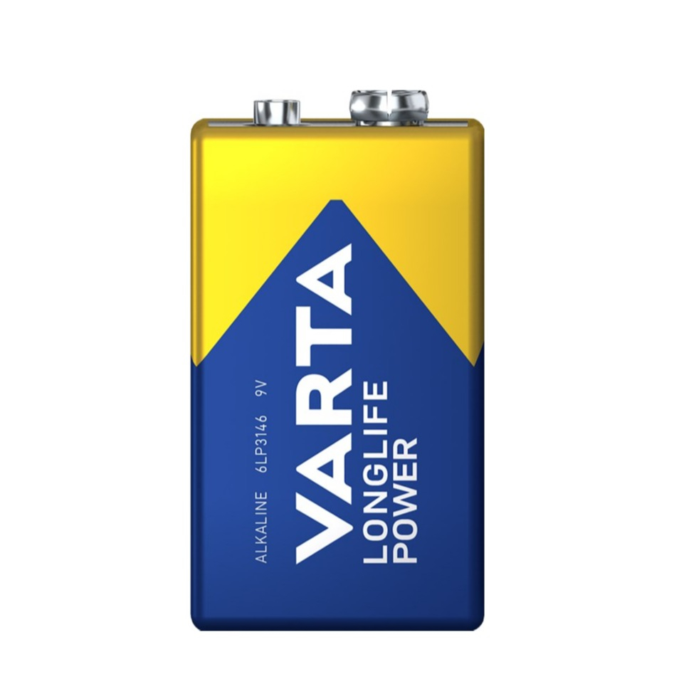 9 Volt Alkaline Longlife Power E-Block Batterie E 6LR61 LR22