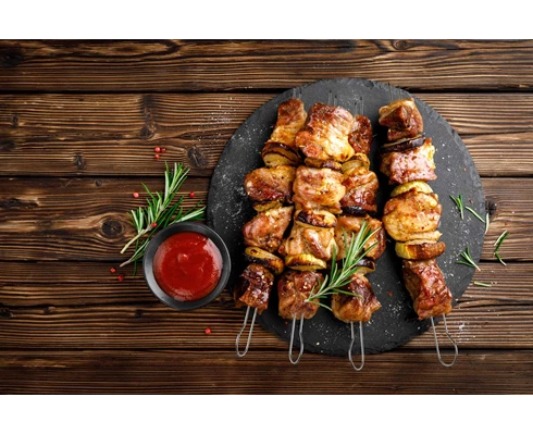 Austin and Barbeque Grill Skewers