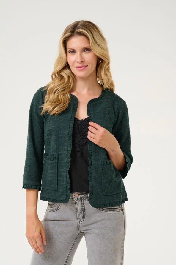 Cream CRMellie Cardigan Ponderosa pine