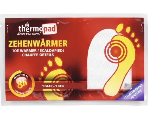 Thermopad Voetwarmer Teenwarmer 1 Paar