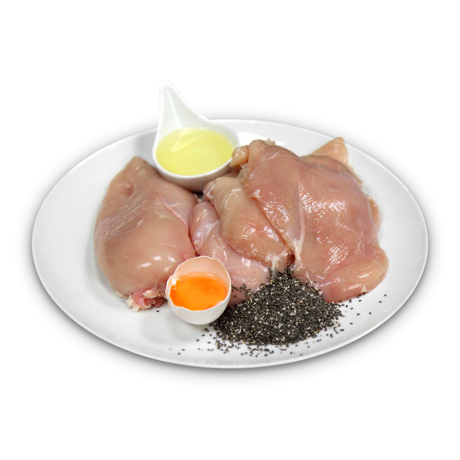 Junior saftiges Hühnchen mit Ei