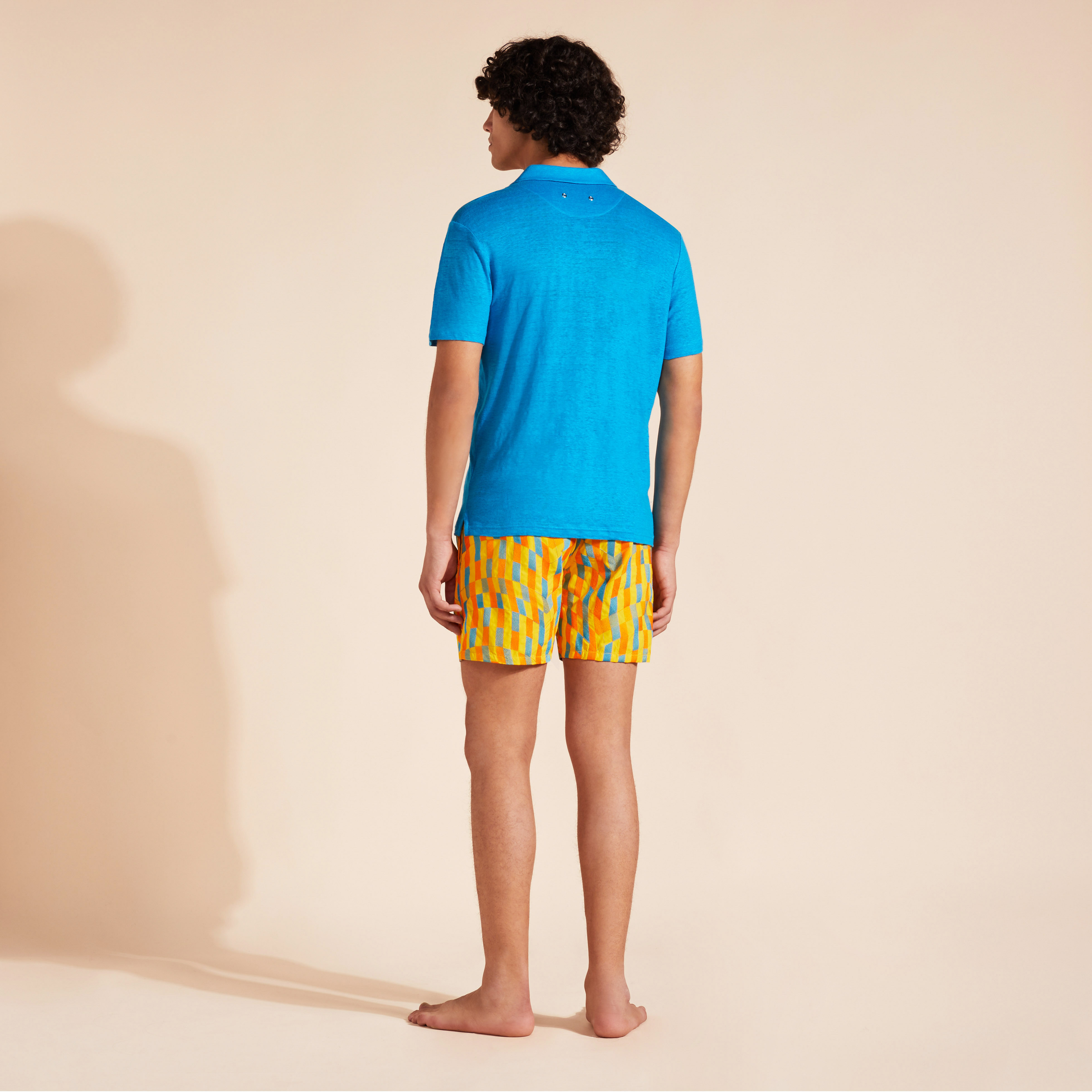Polo en jersey de lin homme uni | Site Vilebrequin | PYRE9O00